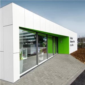 Exterior of an office designed by Ecospace