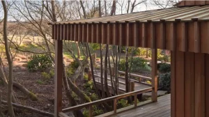 Exterior of Ecospace's garden room