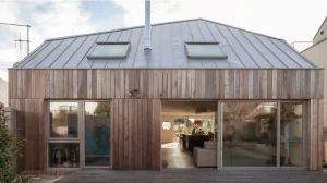 Exterior of Ecospace's flexible modular home