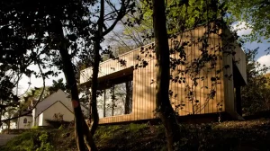 Exterior of Ecospace's garden room