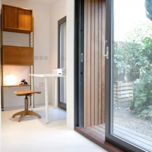 Interior of Ecospace's garden room